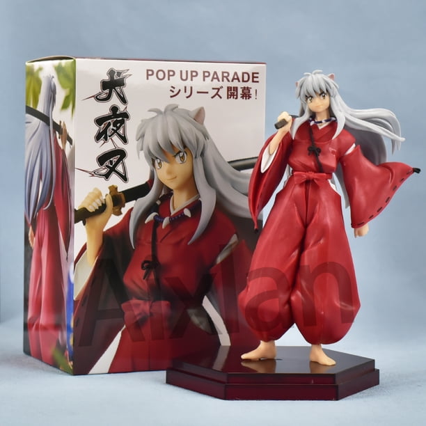 Figura DE ACCIÓN DE Inuyasha, modelo de juguete coleccionable de PVC, 20cm