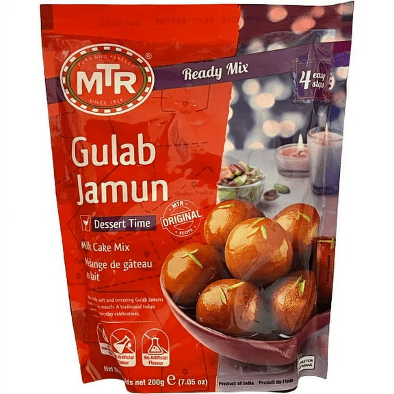 MTR Foods Limited MTR  Gulab Jamun (Milk Cake), 7.04 oz