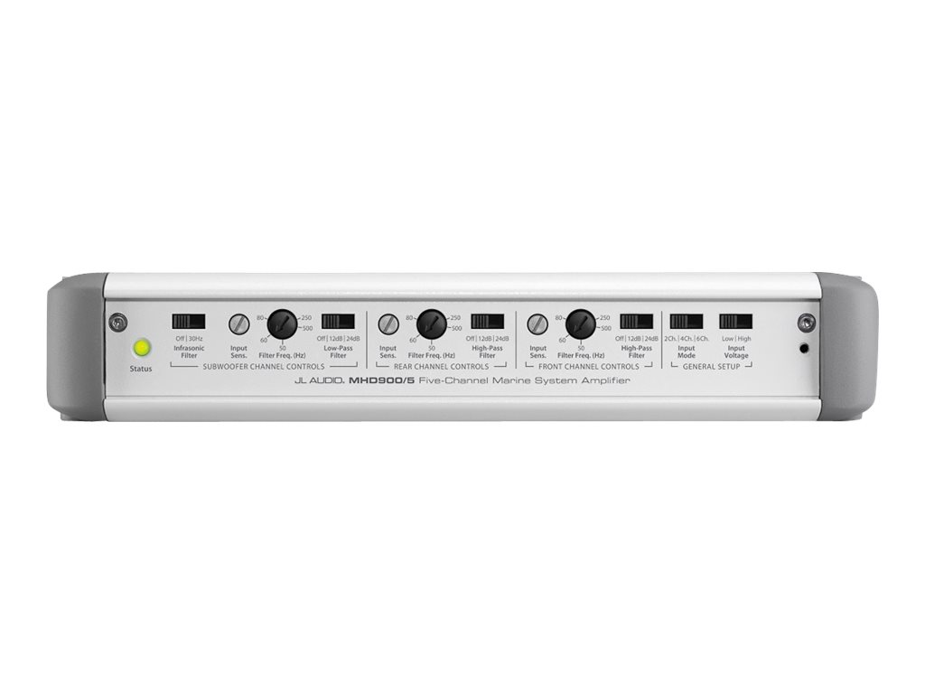 JL Audio MHD900/5: 5 Ch. Class D Full-Range Marine System Amplifier 900 W