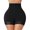 Black-3X-Large, variant on Black High-Waisted Butt Lift Shapewear Panties With Front Zipper And Lace