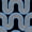 Blue Gray, variant on Homewish Abstract Wavy Stripes 7-Piece Twin Bedding,Contemporary Artwork Bedding Comforter Set,White Black,Reversible