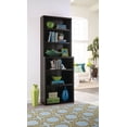 thumbnail image 2 of 6 Shelf Hutch Bookcase in Black Walnut, 2 of 2