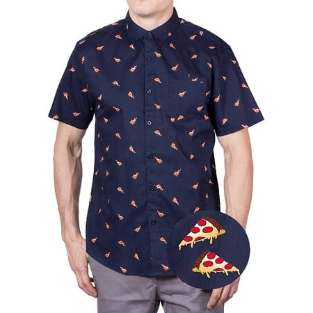 pizza planet button up shirt