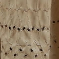thumbnail image 6 of Fresh Ideas Ruffled Eyelet 14" Bed Skirt, King, Mocha, 6 of 7
