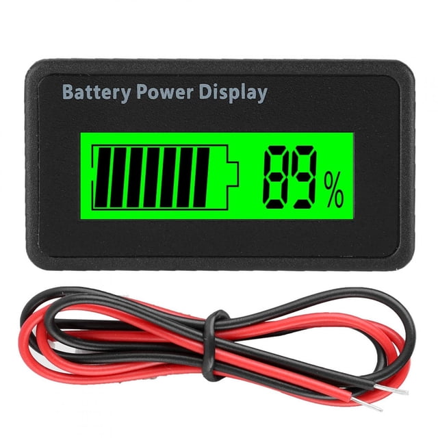 Battery Capacity Meter,Green Backlit GY-6H Battery Voltage Meter Battery Capacity Tester Built to Last