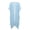 Abstract Blue Irregular Dot Pattern, variant on Distressed American Flag Kimono Cover Up - Lightweight Breathable Beachwear for Summer Vacation, Pool & Resort - Women's Loose Fit Swimsuit Coverup