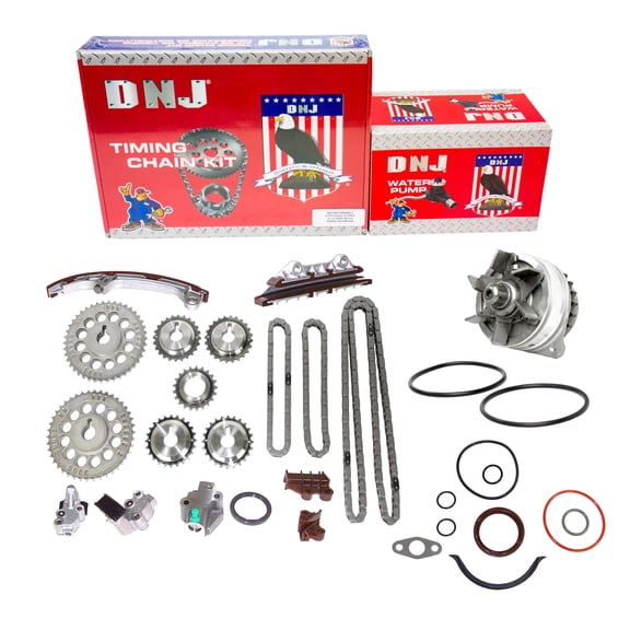 DNJ TK632AWP Timing Chain Kit with Water Pump Fits Cars & Trucks 95-01 Infiniti 3.0L V6 DOHC