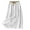 A-White, variant on Cotton Linen Skirt for Women with Pockets Casual Flowy Swing Elastic High Waist A-Line Split Long Boho Skirts,Beige,Women's M-XXL