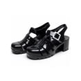 thumbnail image 1 of UKAP Womens Heels Sandals Waterproof Beach Sandal Ankle Strap Rain Shoe Ladies Shoes Non Slip Black 7, 1 of 9