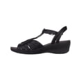thumbnail image 3 of Bare Traps Womens Honora Peep Toe Casual T-Strap Sandals, 3 of 5