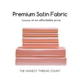 thumbnail image 2 of MR&HM Satin Bed Sheets, California King Size Sheets Set, 6 Pcs Silky Bedding Set, Blush, 2 of 6