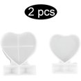 thumbnail image 3 of Silicone Mold Heart 2 Pcs Photo Frame Resin Molds DIY Photo Frame Resin Molds Heart Silicone Mold Silicone Mold Resin Molds Silicone Epoxy Resin Photo Mold Resin Craft Photo Frame Resin Craft DIY, 3 of 4
