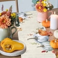 thumbnail image 4 of Fall Orange Table Runner, Autumn Thanksgiving Kitchen Dining Table Decoration for Home Party Decor 13x120 Inches, 4 of 9