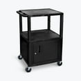 thumbnail image 2 of Luxor LUXWT42C2 3 Shelves & Cabinet with 400 lbs Capacity AV Cart, 2 of 2