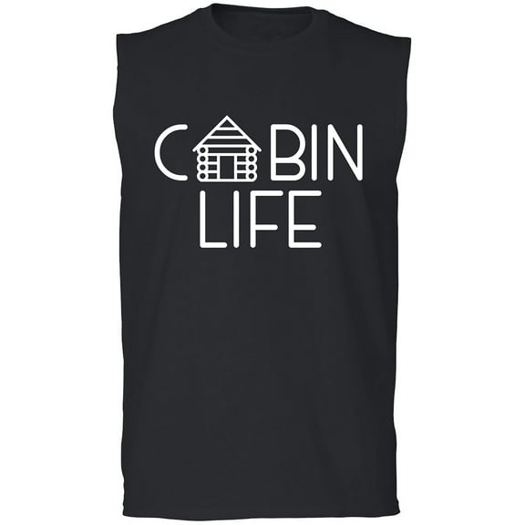 Cabin Life Adult Sleeveless Tee