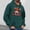 Green, variant on Aimik Hanes Mens Ugly Christmas Hoodie Vintage Long Sleeve Hoodie Trendy Reindeer Cute Calf Print Pullover Classic Sweatshirt Sweaters Hoodies