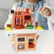 thumbnail image 5 of Juego de cocina, juego de simulación, juguetes de comida para fregadero, con sonidos, luces realistas para Rojo CUTICAT juego de cocina, 5 of 8