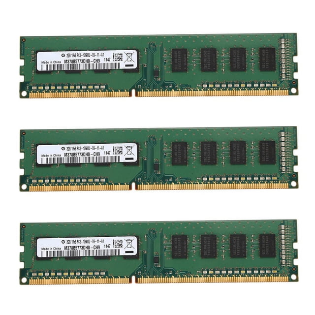 3X DDR3 2GB Ram 1333 MHz para PC de escritorio Memoria 240Pin 1.5V Nueva DIMM