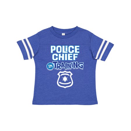 

Inktastic Police Chief in Training Boys Apparel Gift Toddler Boy Girl T-Shirt