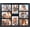 8 Opening-Black-5x7, variant on Picture Frame Collage Wall Decor, 4x6 Photos Display - 7 Openings Photo Collage Picture Frame for Tabletop Stand and Wall Mounting Frames Collage Set for Lving Room Family Gifts (Black)