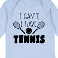 thumbnail image 4 of Inktastic I Can't, I Have Tennis Boys or Girls Long Sleeve Baby Bodysuit, 4 of 5