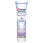 3D White Brilliance Pro Ultra White Teeth Whitening Toothpaste, 3.8 oz