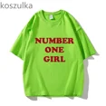 thumbnail image 4 of T-shirt Lettre ROSE Numéro un Fille Manches Courtes Coton Hommes/femmes T-Shirts Camiseta Col Rond Été Rappeur Graphique T-Shirts Homme 10312-TEES-6 TTG, 4 of 5
