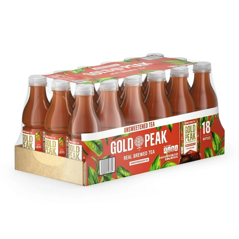 Pure Leaf Black Tea, Unsweetened, 18 Pack - 18 pack, 16.9 fl oz bottles