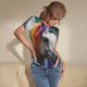 thumbnail image 3 of Fotbe Colorful Haired White Horse Body de Mujer con Cuello Redondo y Mangas Cortas, Sin Mangas Ajustado, Suave, Cómodo y Básico-X-Large, 3 of 7