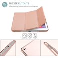 thumbnail image 2 of Smart Case for iPad Air 2 (2014 Release), Ultra Slim Lightweight Stand Protective Case Shell with Translucent Frosted Back Cover for Apple iPad Air 2 (A1566 A1569), 2 of 7