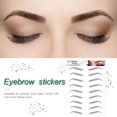 thumbnail image 1 of Pegueras Tatuaje Ecológico Cejas Maquillaje Ceja Auténtico 1 Hoja 6d Transferencias Pegatinas Impermeables para Mujeres Niñas, 1 of 7