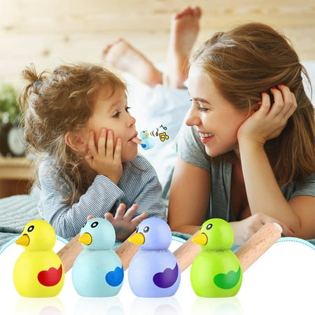 

8Pcs Kids Bird Whistle Toys Wooden Whistle for Kids Cartoon Bird Whistles Small Whistle Toys