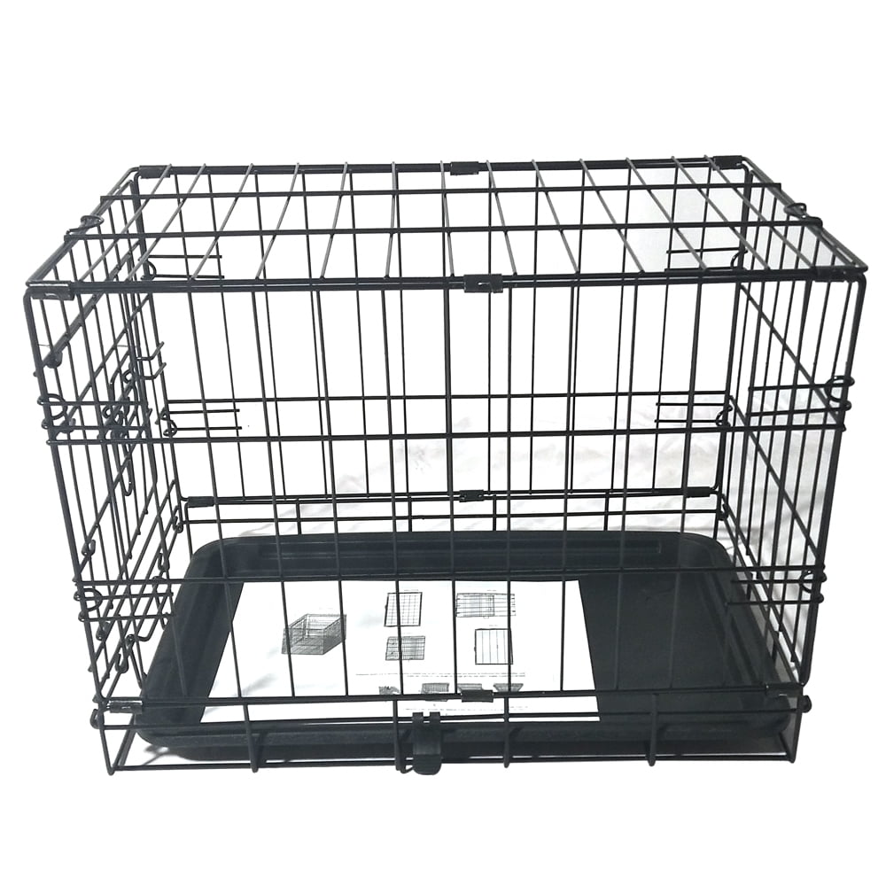 Foldable Dog Crates and Kennels, 20" 24" 30" 36" 42" 48" Wire Dog Cage