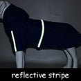 thumbnail image 5 of Fashion S-5XL PU Material Fit All Size Dogs Dog Cape Waterproof Dog Rain Jacket Pet Raincoat Dog Clothes Puppy Apparel BLUE L, 5 of 8