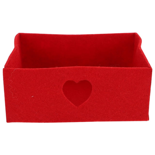 BEADCEST 2Ud Caja De Tela Roja Para Dulces Como De Escritorio En Eventos Y Reuniones