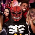 thumbnail image 4 of Xihbxyly Máscara de Calavera de Halloween, Diseño Fantasma Realista, Alta Elasticidad y Comodidad, Protección para Deportes Al Aire Libre, Accesorio de Cosplay y Fiesta, para Hombre y Mujer, Fácil de, 4 of 5