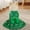 Dark Green, variant on St. Patrick's Day Dog Skirt Clover Print Bowknot Cute Green Dress Fashion for Small Dog and Medium Dog Pet,Green,S