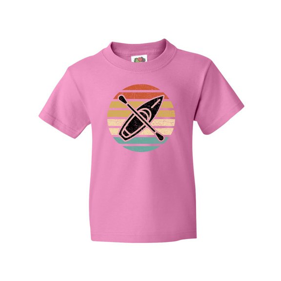 Inktastic Kayaking Retro Kayak Boating Youth T-Shirt