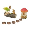 thumbnail image 2 of Estatuas de jardín de hadas Juego de resinas de jardín en miniatura Colocación versátiles de decoración al aire libre esculturas de ángulo de, 2 of 8