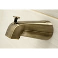 thumbnail image 7 of Kingston Brass KB240ACL American Classic Two-Handle Tub and Shower Faucet, Matte Black, 7 of 7