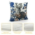 thumbnail image 4 of Nawypu Blue and White Porcelain Pillow Covers Set of Floral Chinoiserie Rabbit Pattern Farmhouse Decorative French Country Style Cushion Pillowcases for Bedroom Living Room Sofa,, 4 of 5