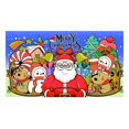thumbnail image 1 of Ramiter Christmas Garage Door Tapestry Home Background Wall Cloth Colorful Red And Green Patterns Festive Party Decoration Tapestry Wall Sheets, 1 of 4