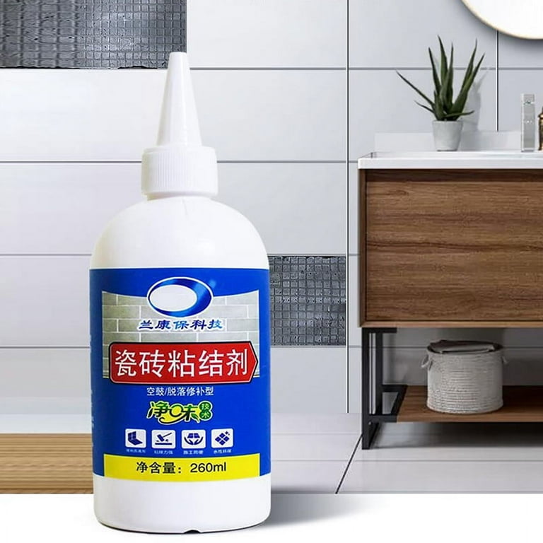 260ML Tile Repair Glue Impermeable Tile Adhesive Glue Heavy Duty Wall  Stickers Easy Bonded for Loose Tile New