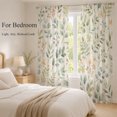 thumbnail image 3 of Fall Leaves Sheer Curtains 96 Inch Length 2 Panels Set, Autumn Botanical Farmhouse Country Plant Beige Voile Window Treatment Semi Sheer Long Curtains Drapes for Bedroom/Living Room/Kitchen 52"x96"x2, 3 of 8