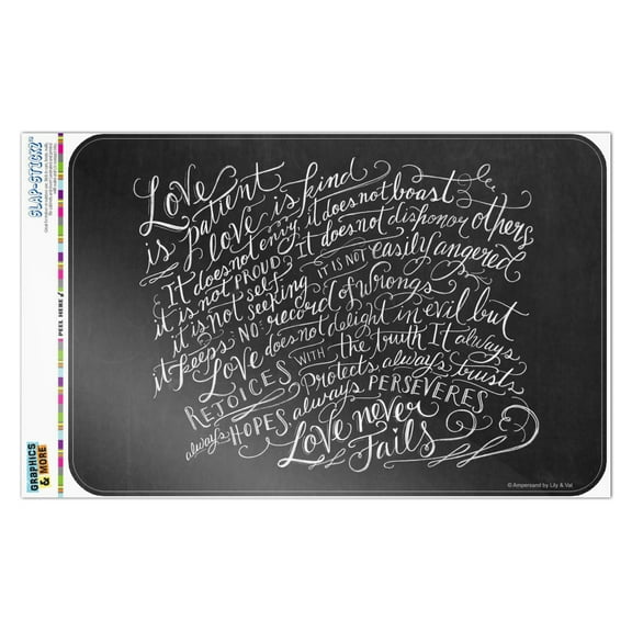 Love is Patient Kind Corinthians Wedding Home Business Office Sign