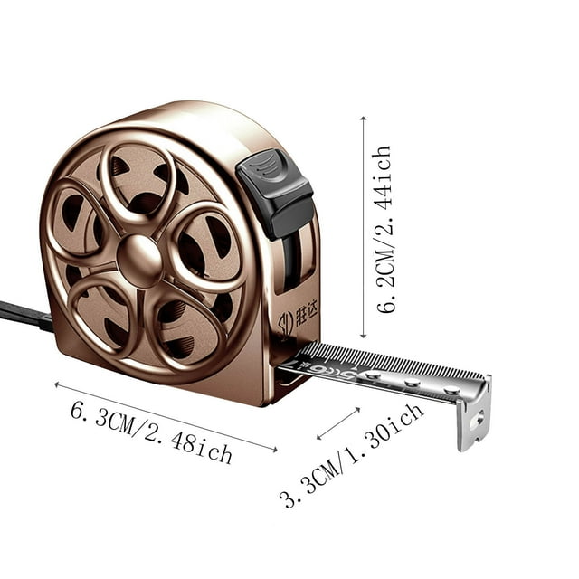 Birdeem Retractable Measurement Tool Hollow Tape Measure Watertight Rust Proof Genuine High-Precision Steel Tape Measure Home Measurement Tools