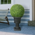 thumbnail image 5 of 38" Single Ball Topiary Boxwood Artificial Tree, 5 of 6