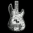 thumbnail image 2 of Men's Word Art T-shirt - Bass Guitar, 2 of 2