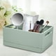 thumbnail image 4 of Contenedores de almacenamiento plegables decorativos, organizador de ropa, gran capacidad con Verde, 4 of 7