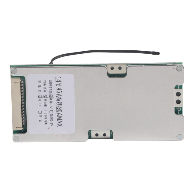 Placa PCB BMS de protección de batería de litio 14S 45A con carga de equilibrio